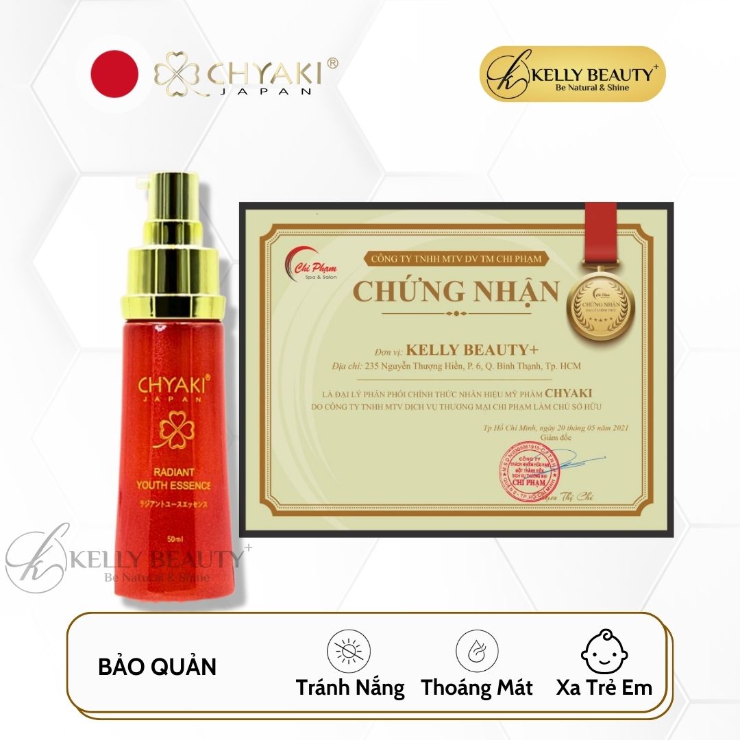 Tinh Chất Trẻ Hóa Làn Da Chyaki Radiant Youth Essence | Kelly Beauty