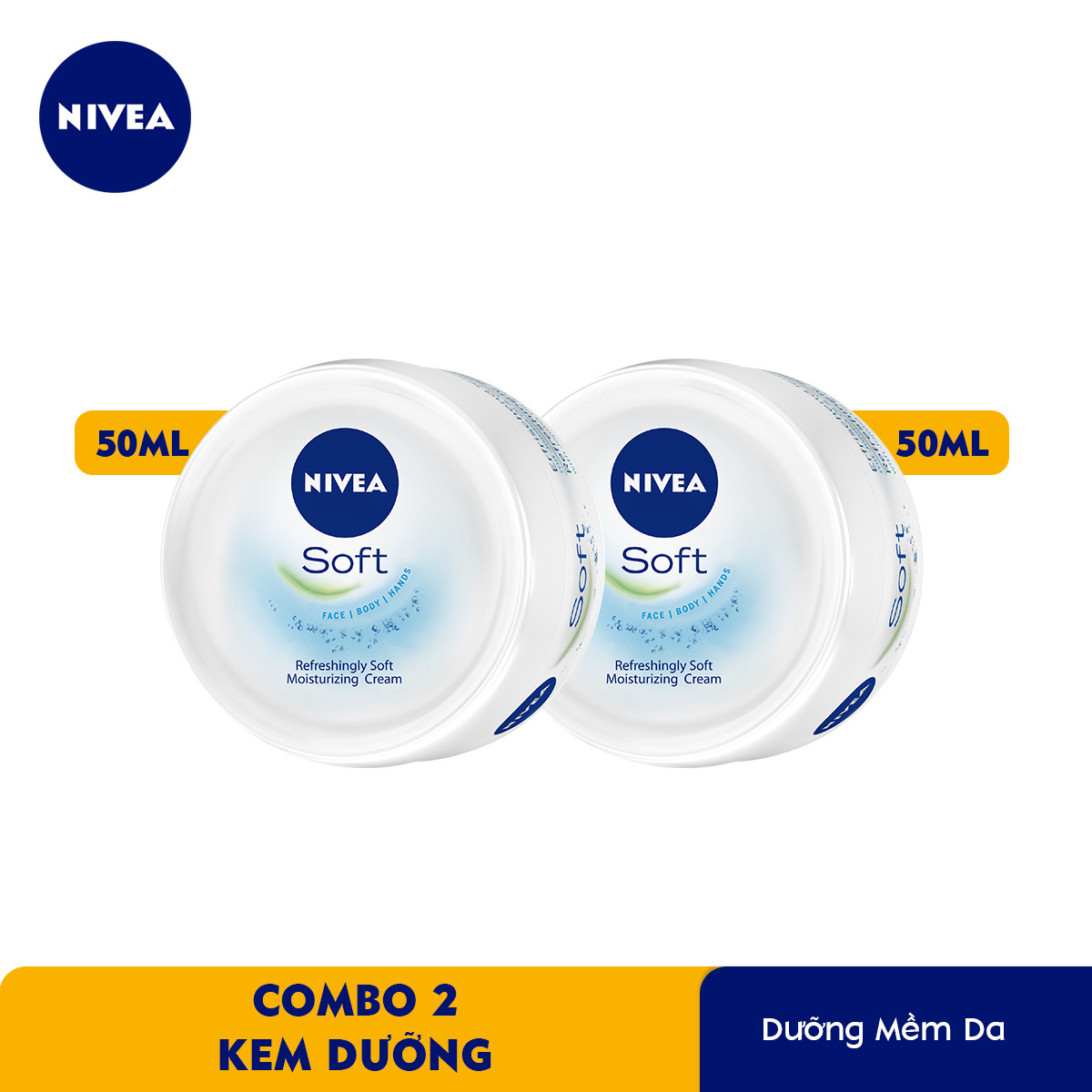 Combo 2 Kem Dưỡng Mềm Da Nivea 89054
