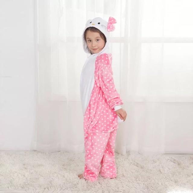 BỘ ĐỒ LIỀN THÂN KITY HỒNG