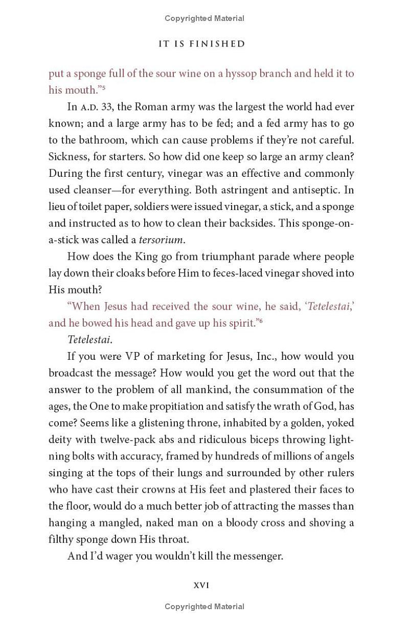 Sách ngoại văn: It Is Finished: A 40-Day Pilgrimage Back To The Cross