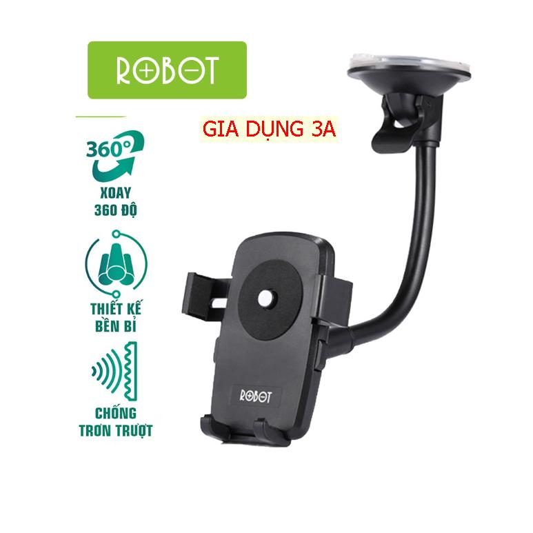 Giá Đỡ Điện Thoại Xe Ô Tô RT-CH06 Có thể Xoay 360 độ Linh Hoạt - Chất Liệu Nhôm Và Nhựa ABS Cứng Cáp