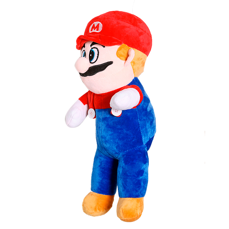 Gấu bông hoạt hình Mario đứng ngộ nghĩnh size 50cm