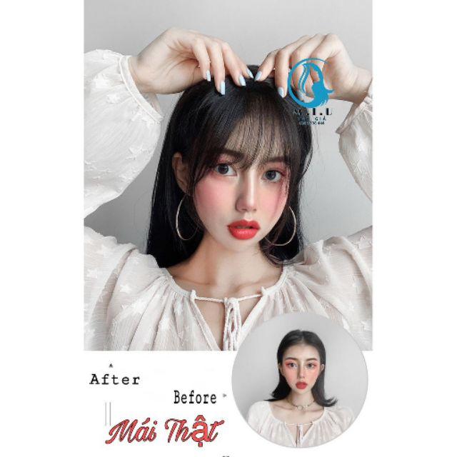 Tóc giả mái thưa ️️  ️️ mái thưa tóc thật