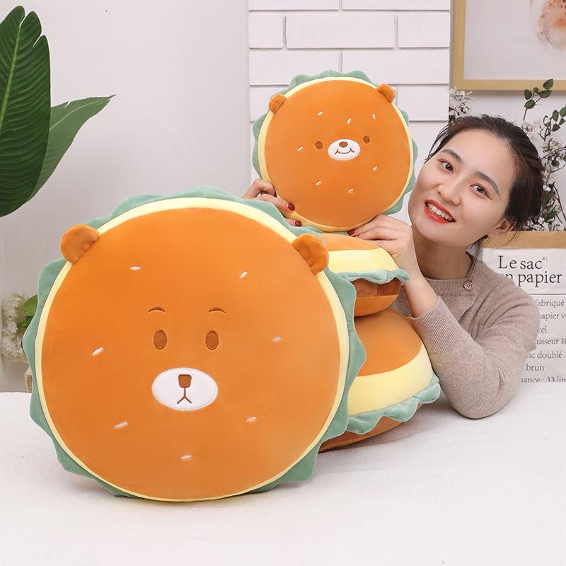 Gối ôm hình hamburger nhồi bông thiết kế sáng tạo đa năng