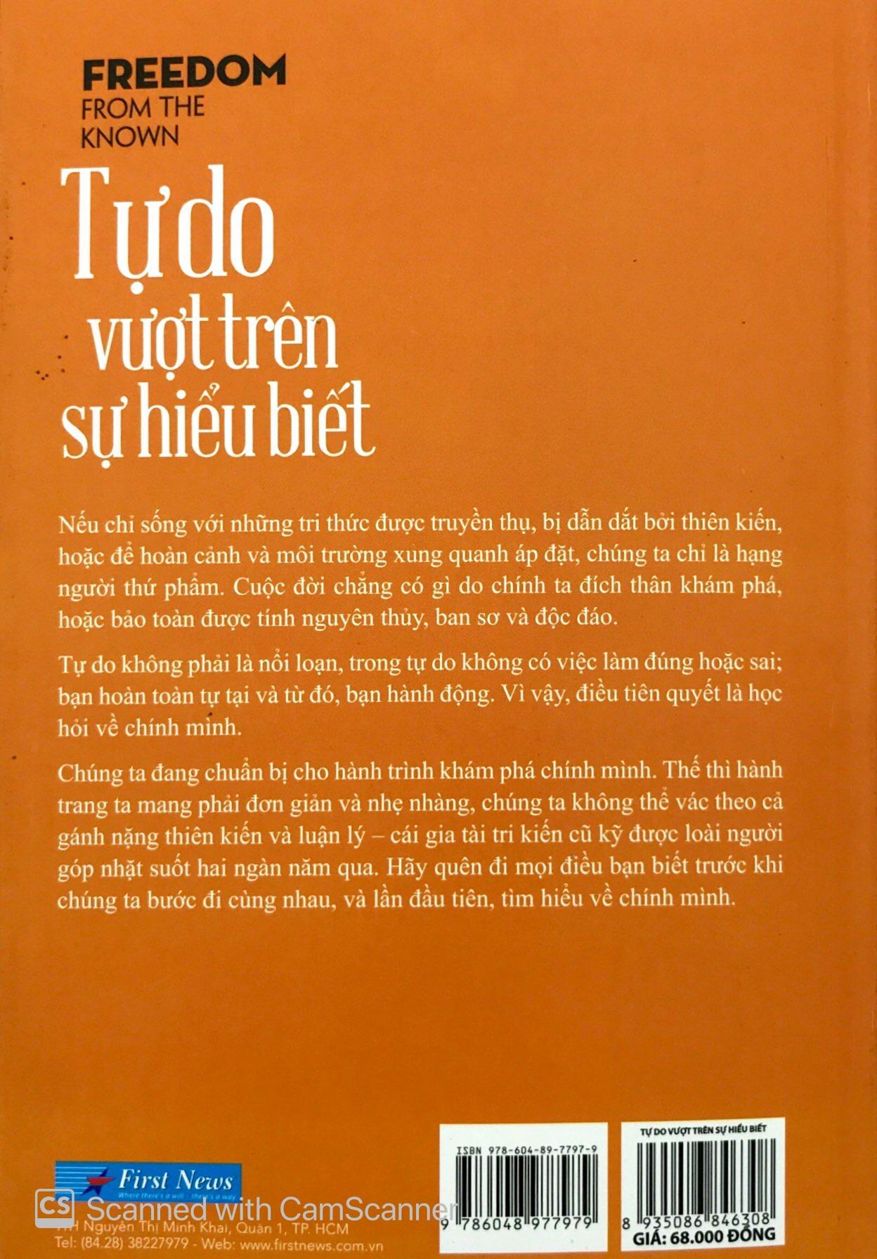 Sách Tự Do Vượt Trên Sự Hiểu Biết