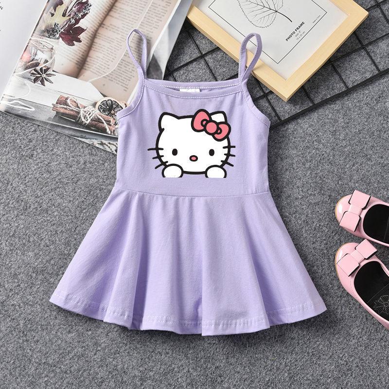 CHENGRUI Cô gái mùa hè váy trẻ em nhỏ treo váy mùa hè phong cách phương Tây bé vest đầm