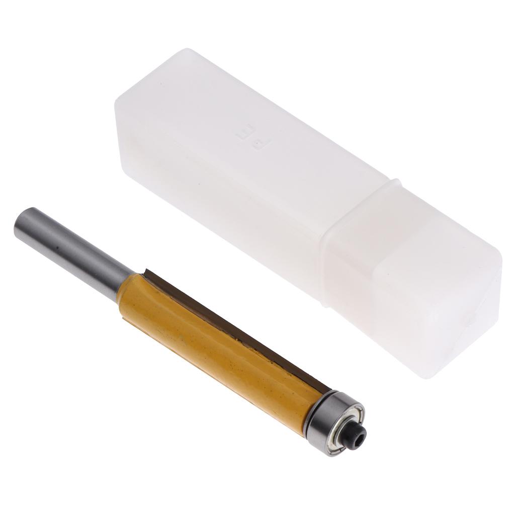 2PCS 8mm Extra Long Straight Router Bit Woodworking Tools