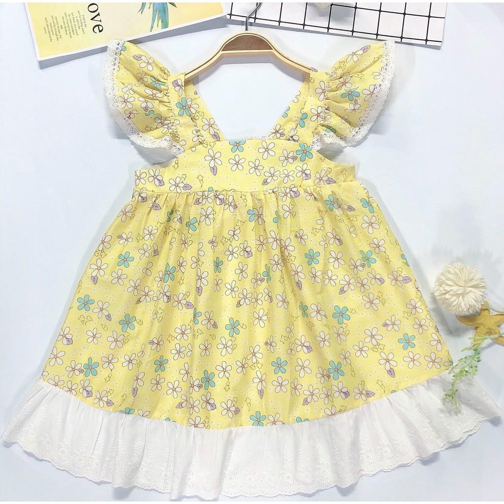 ĐẦM HOA MÙA HÈ CHO BÉ TỪ 12-22KG HÀNG CAO CẤP