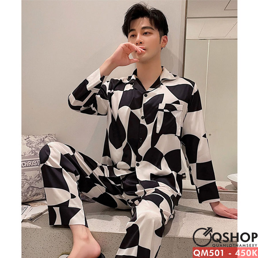 Bộ đồ pijama nam quần dài, tay dài QM500-QM501-QM502