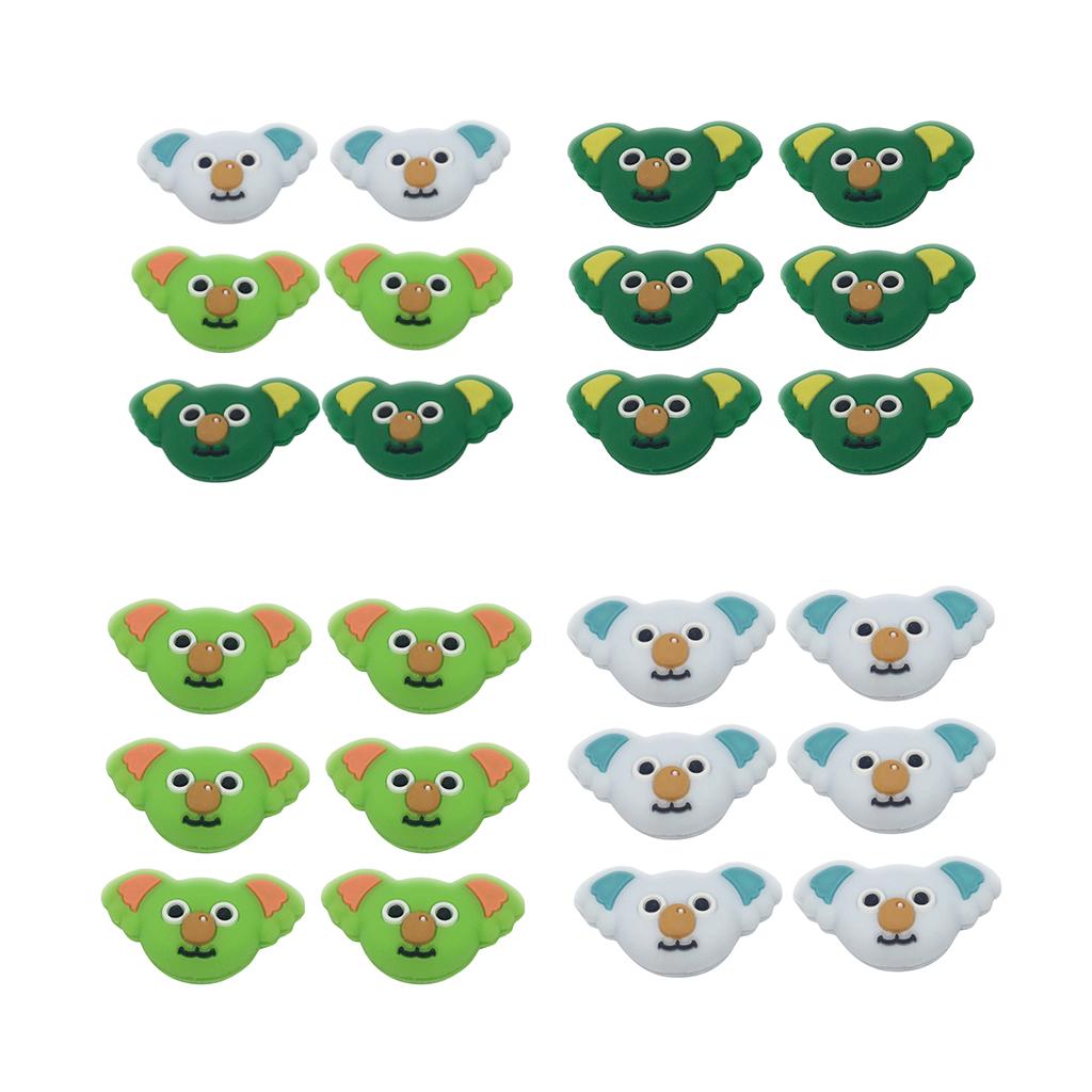 6 Pieces Tennis Racquet Damper Shock Absorber For Tennis Racket