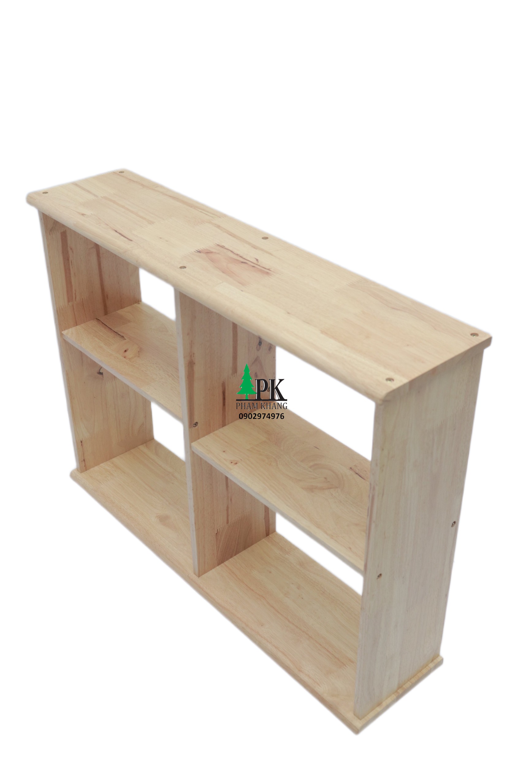 Kệ sách gỗ treo tường/để bàn Phạm Khang rộng 80 cm màu tự nhiên