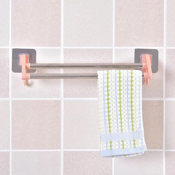 Giá treo khăn nhà tắm dán tường