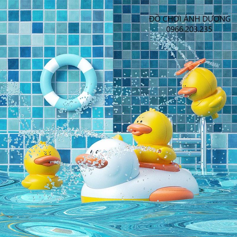 Đồ Chơi Đàn Vịt Phun Nước Thả Bồn Tắm Cho Bé