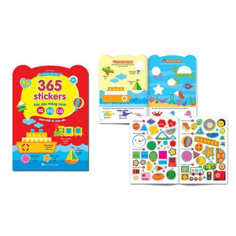 Bộ Sticker 365 đồ chơi bóc dán thông minh cho bé (6 chủ đề)