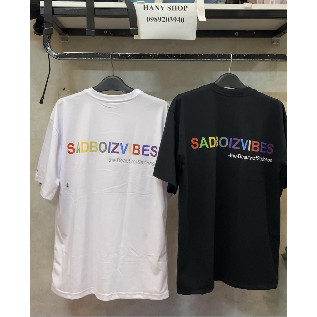 Áo thun unisex tay lỡ Sadboiz Sad Boiz 7 màu SADBOIZ SADBOIZVIBES || Hany shop
