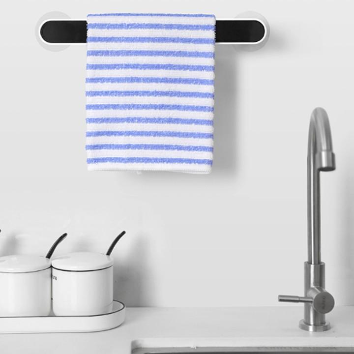 Giá treo khăn nhà tắm phòng bếp kệ để đồ tiện dụng gọn đẹp trang nhã dán tường không khoan vít