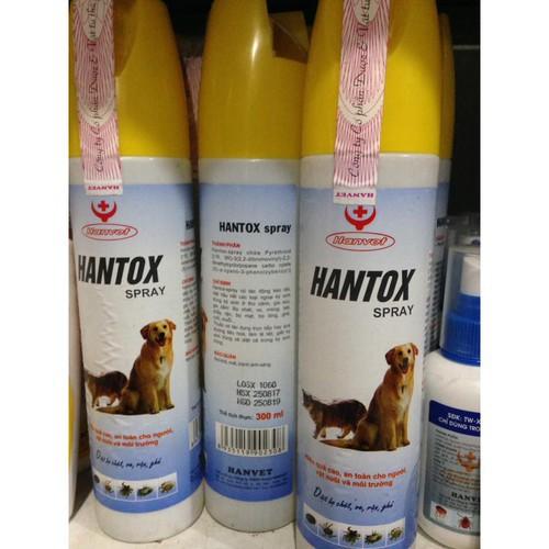 Thuốc xịt bọ ve chó mèo Hantox Spray - 100ml ; 300ml