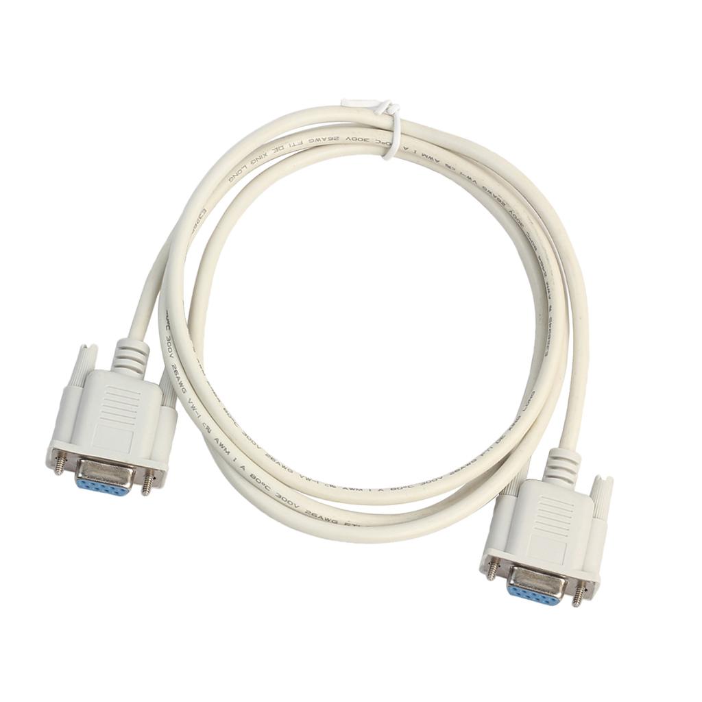 1Piece PVC DB9 Female To Female Extension Adapter Cable RS232 Serial Cable