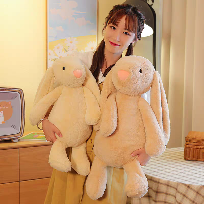 Thỏ tai dài, thỏ bông JELLYCAT BUNNY cao cấp cho bé, chất mềm mịn an toàn, size đại