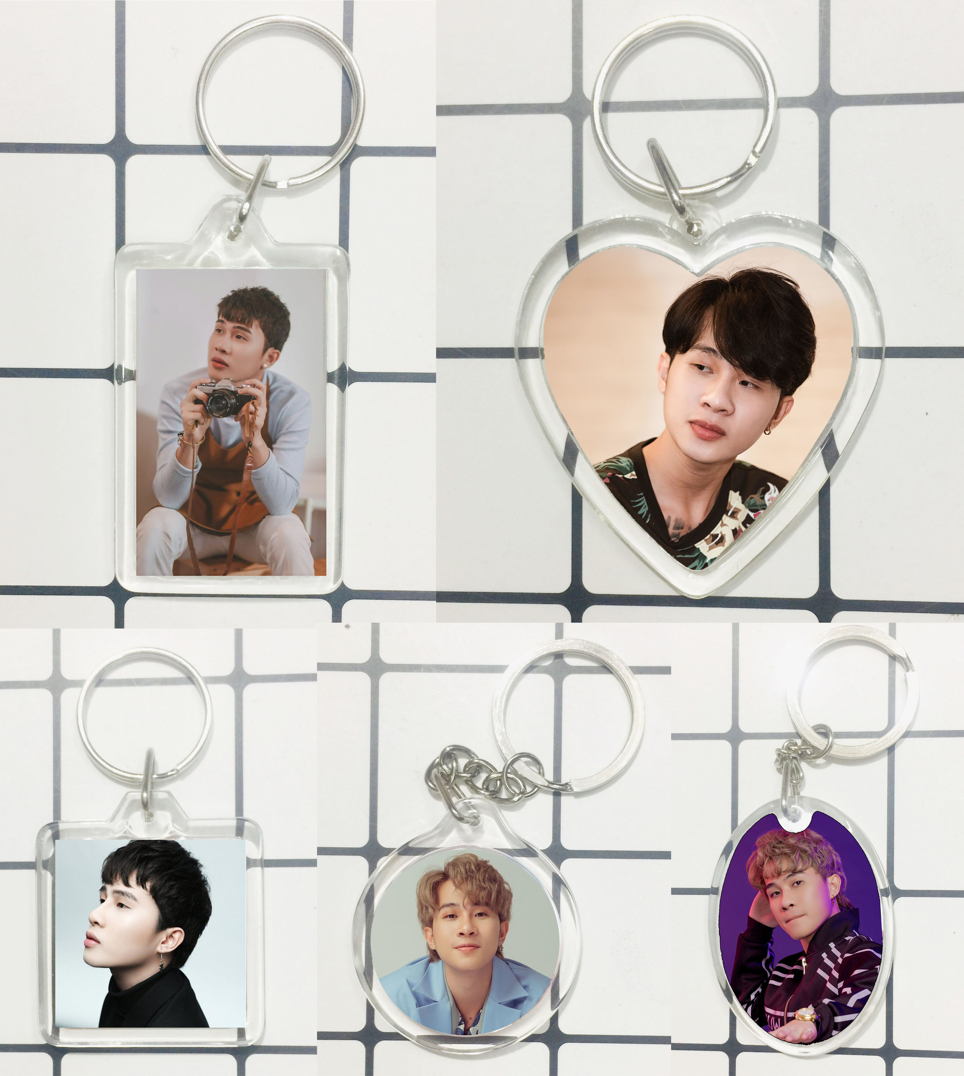 JACK PHƯƠNG TUẤN J97 COMBO 3 MÓC KHOÁ STRAP NAMETAG