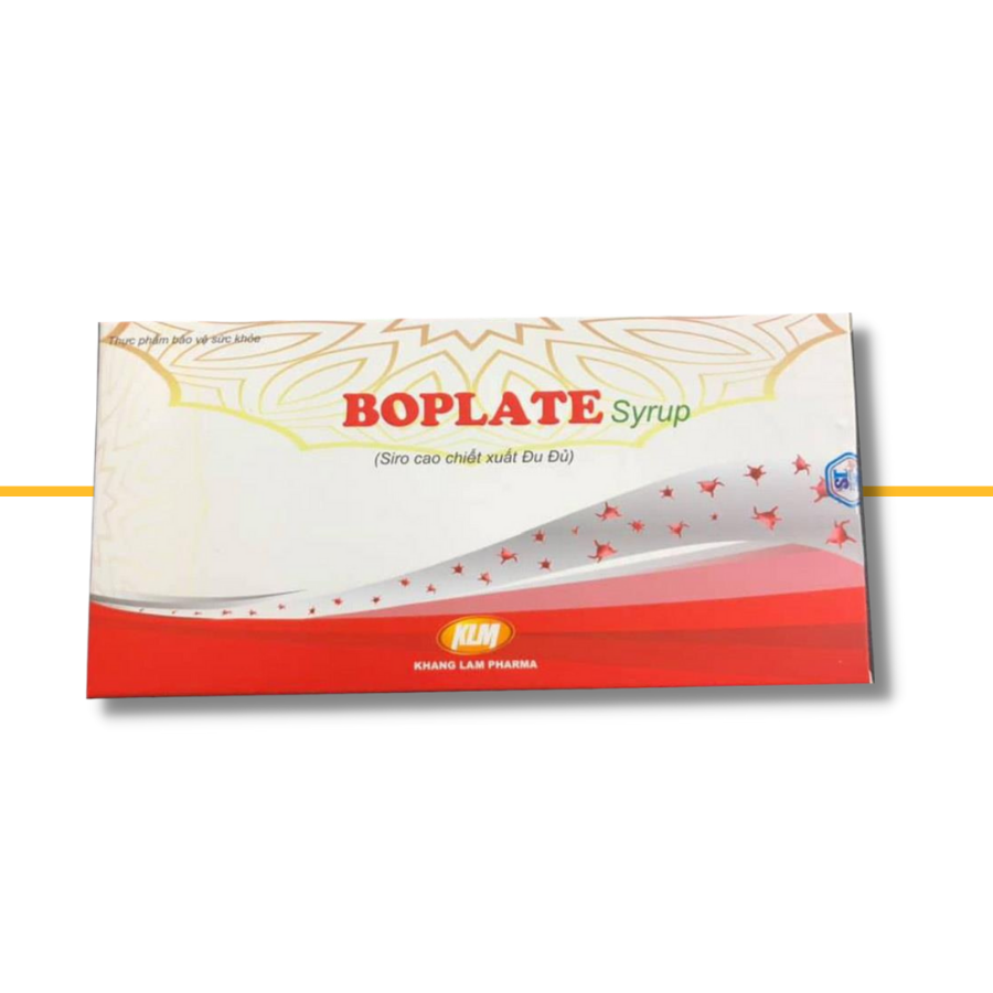BOLATE SYRUP - Thực phẩm bảo vệ sức khỏe hỗ trợ giảm thiểu sốt xuất huyết hỗ trợ tăng cường tái tạo tiểu cầu, giúp giảm nguy cơ xuất huyết, giảm nguy cơ thiếu tiểu cầu
