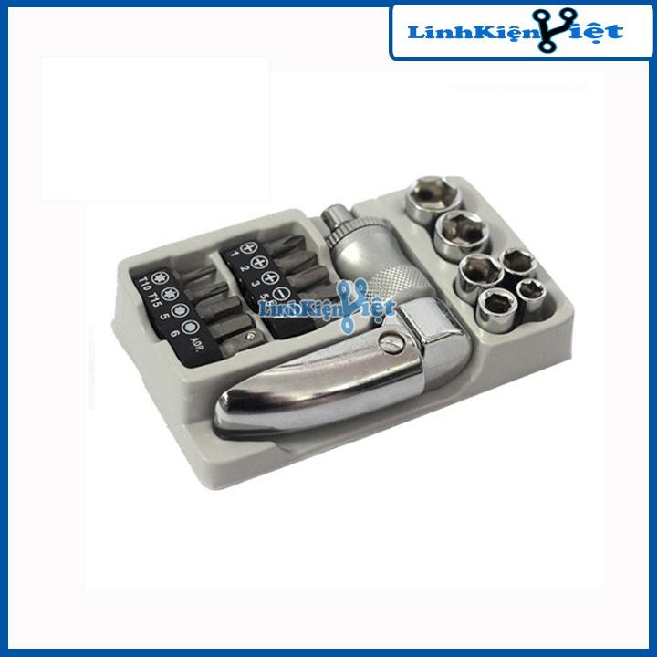 Bộ Tháo Bu Lông-Ốc Vít 17 Chi Tiết Tiện Lợi Nhanh Chóng