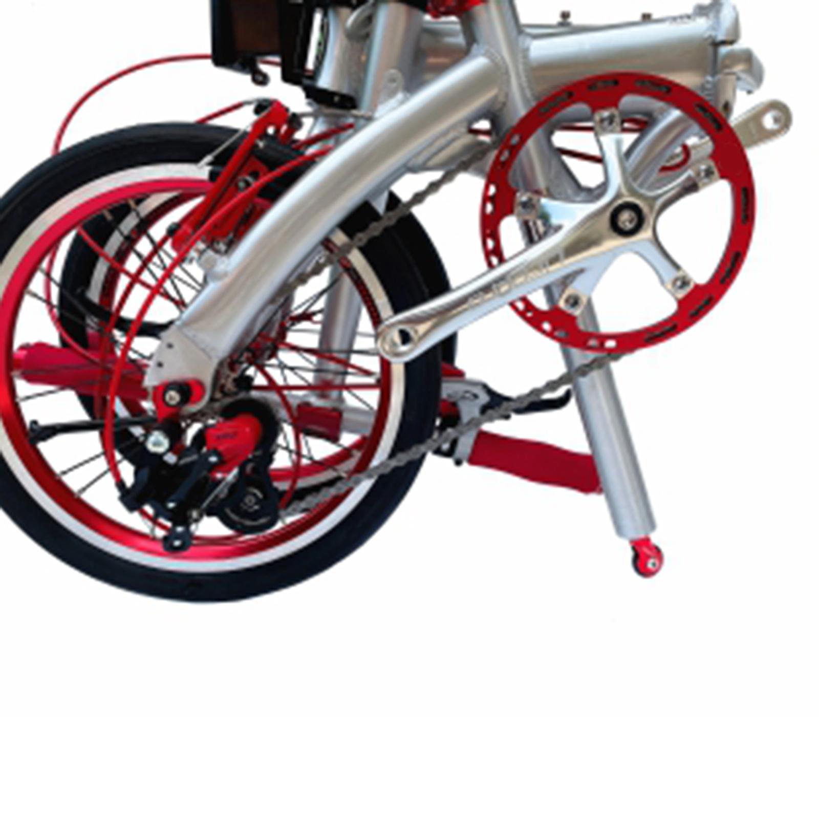 Alloy Folding Bike Easy Wheel 33.9mm Seatpost Mounted EZ Wheel Roller