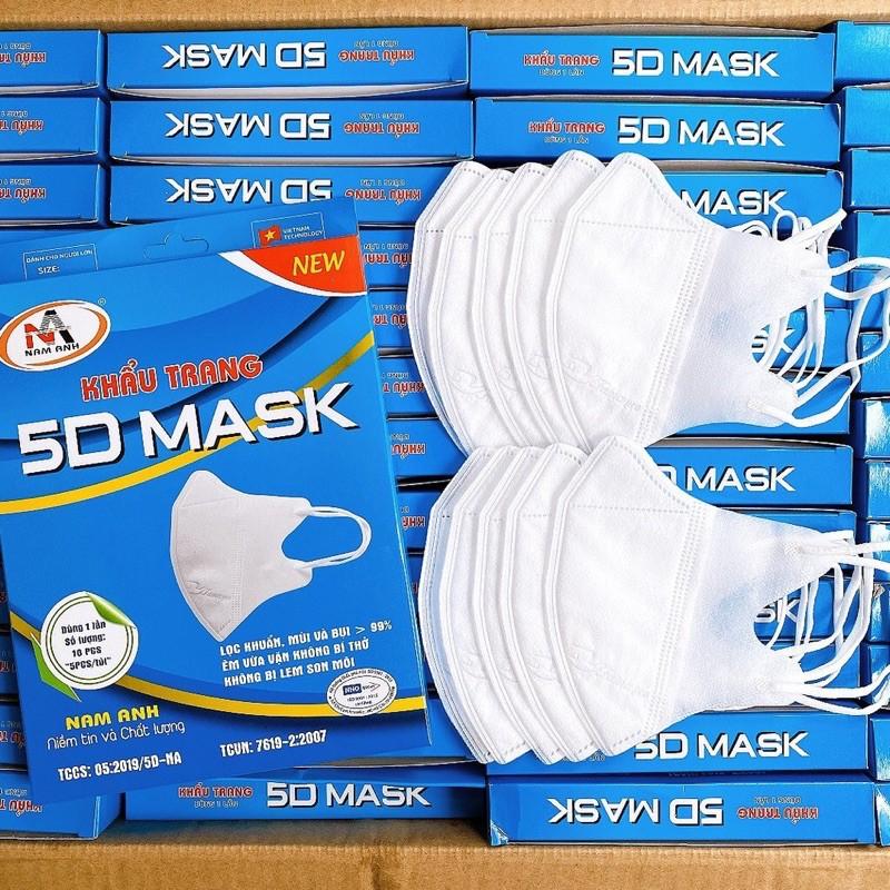 Khẩu trang 5d mask Nam Anh (Famapro) - Hộp 10 cái