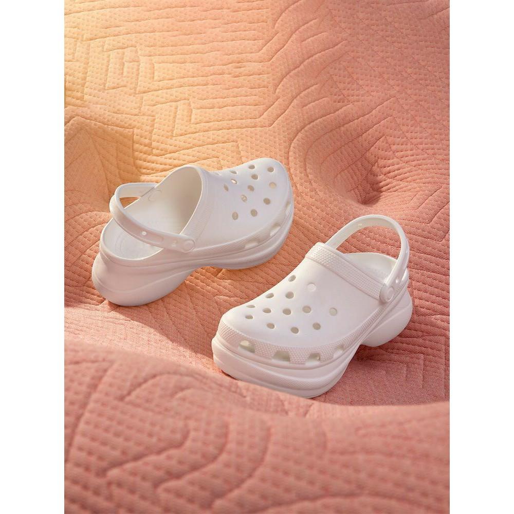 Dép Cross Đế Dày Phong Cách Đường Phố Chất Lượng Cao Màu Trắng tặng Kèm 10 Sticker