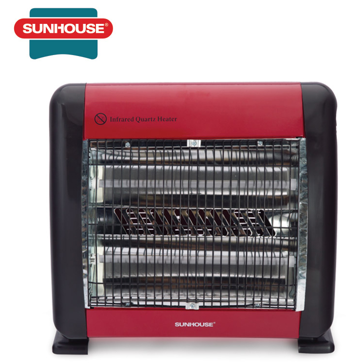 Sưởi Điện Hồng Ngoại Sunhouse SHD7013 (800W) - Đen Đỏ - Hàng Chính Hãng