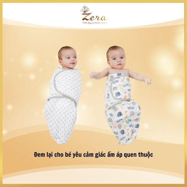 Ủ Kén Cotton Cho Bé Sơ Sinh Zera