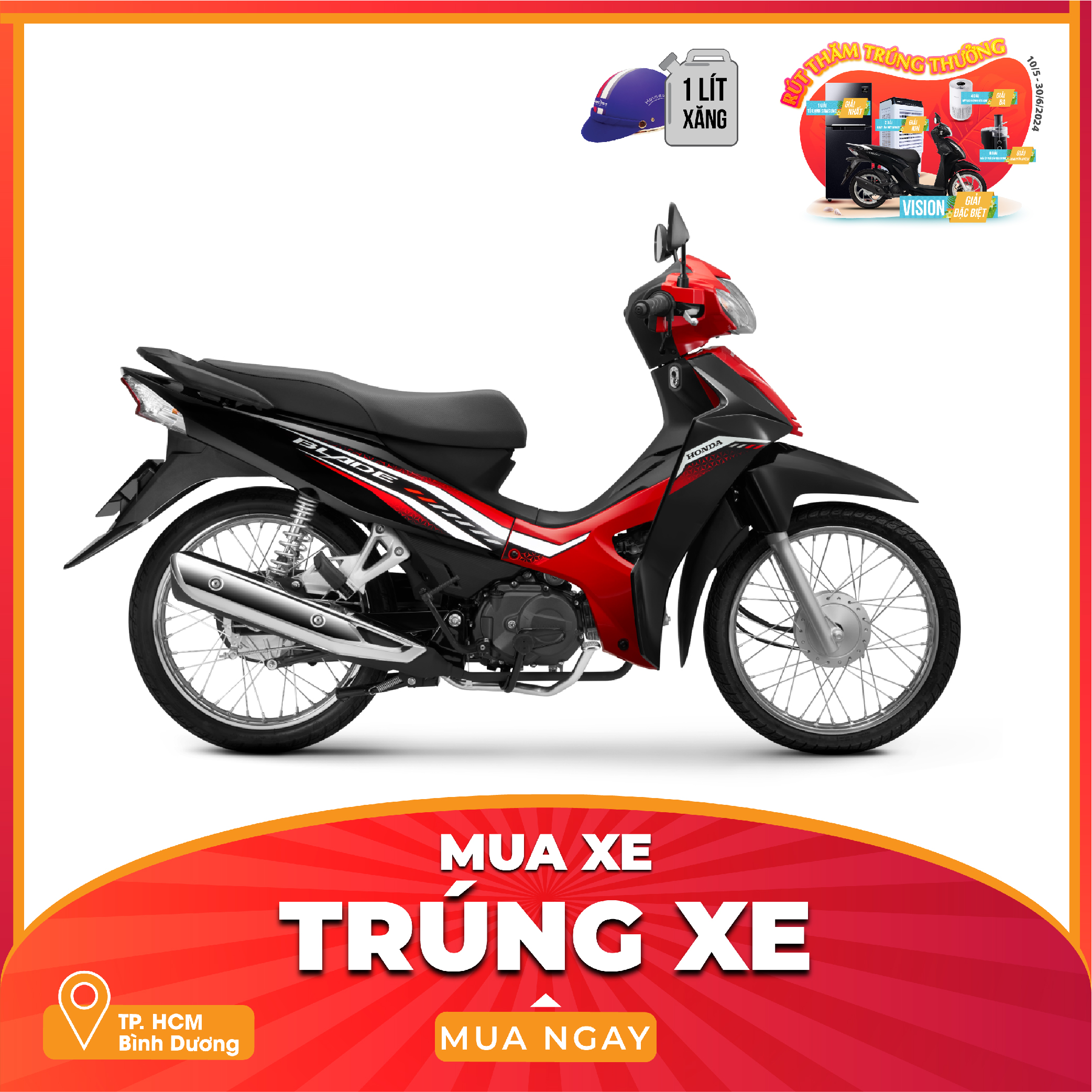 Xe máy Honda BLADE phiên bản Tiêu Chuẩn 2023