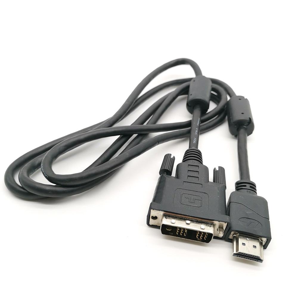 Cáp Chuyển Đổi Hdmi Sang Dvi Hai Chiều Dài 1.8m Cho Màn Hình Lcd 24 + 1 / 24 + 5 4k