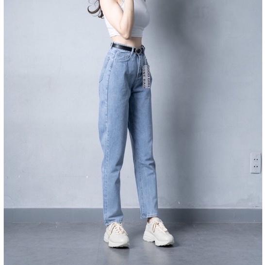 Quần jeans bagyy nữ lưng cao ulzang cao cấp phong cách hàn quốc 2022 - quần jean nữ