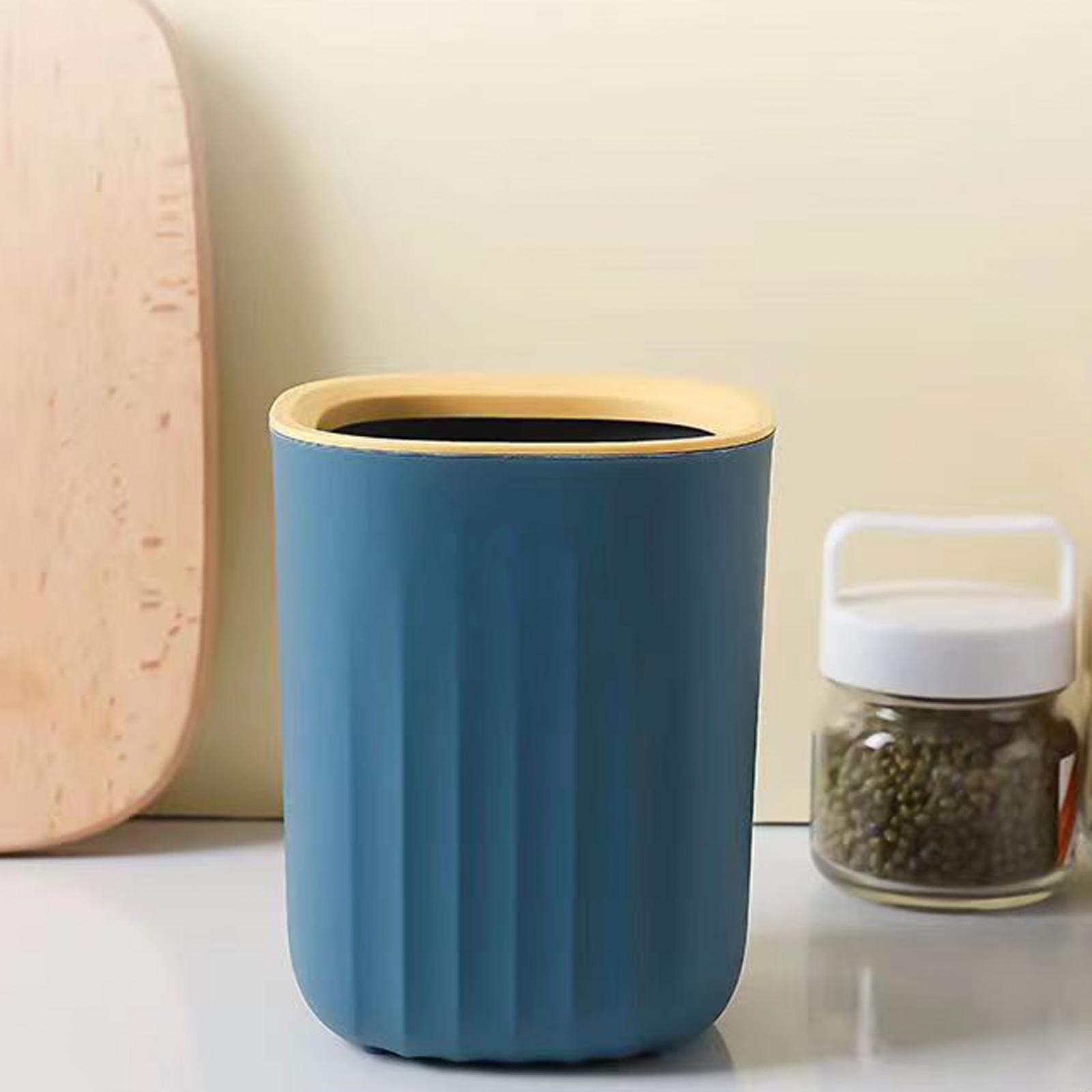 Mini Wastebasket Rubbish Bin Mini Desk Trash Can for Coffee Bar Bedroom Home