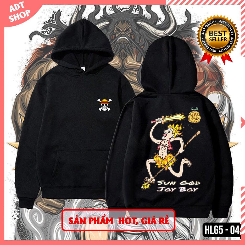 BST Áo Hoodie In Hình Anime One Piece Luffy Gear 5 Nika Joyboyy độc đẹp kèm khuyến mại