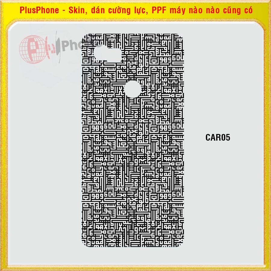 Dán Skin mặt sau cho Google Pixel, Pixel XL, Pixel 2, 2XL in hình caro