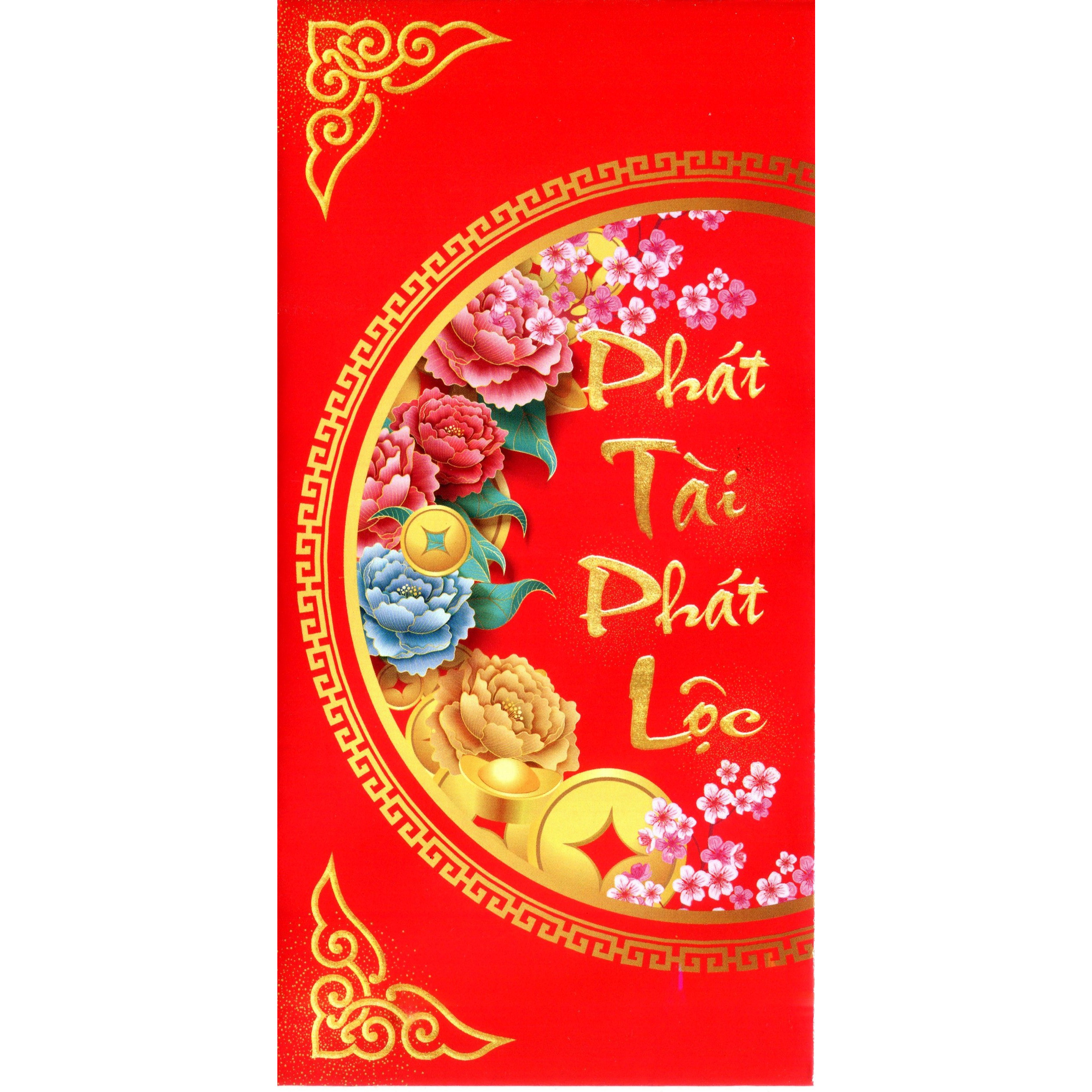 Bao Lì Xì Phát Tài Phát Lộc (10 Cái/ Xấp) | Tiki