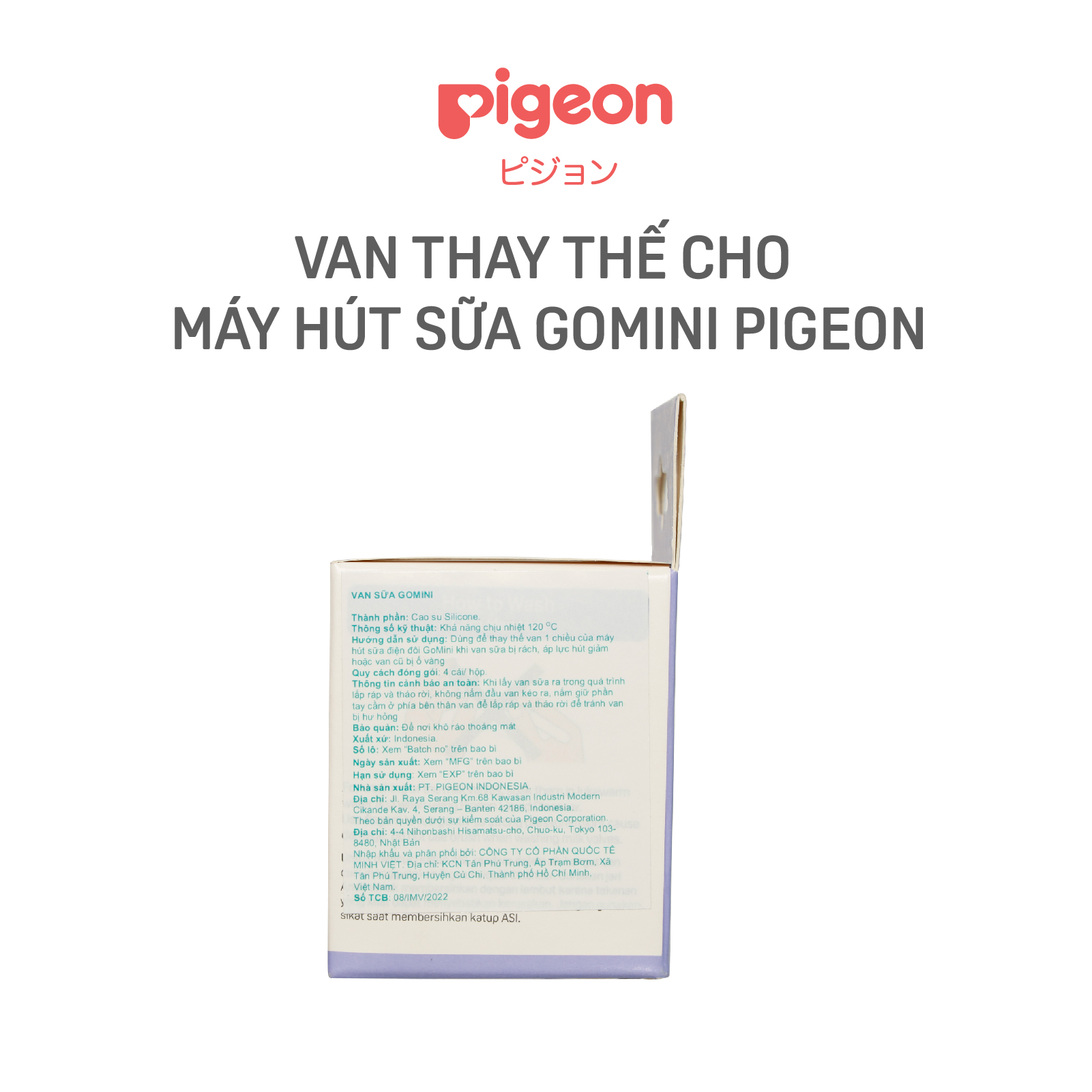 Van Thay Thế Cho Máy Hút Sữa Gomini Pigeon