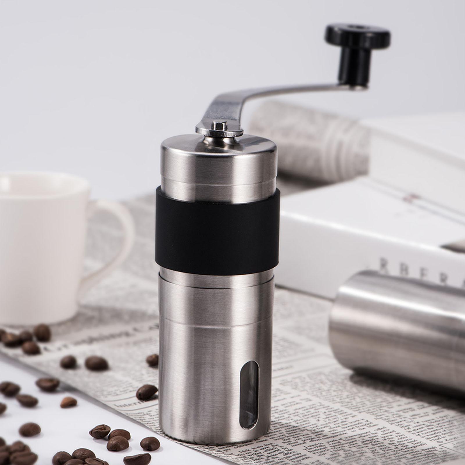 Manual Coffee Grinder 304 Stainless Steel Bean Burr Coffee Grinder for Kitchen Cafe Accessory