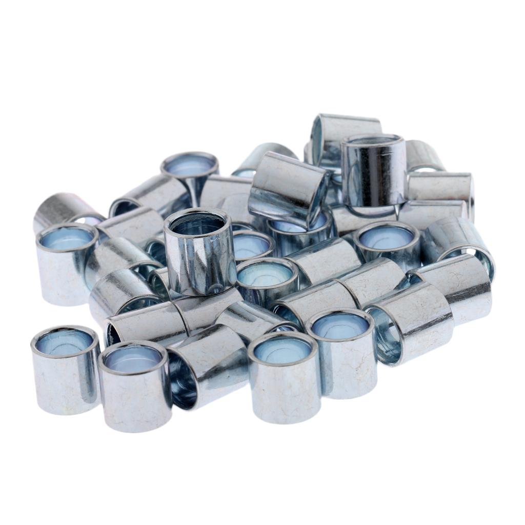 40 Pieces Sturdy Longboard Skateboard Bearings Spacers Hardware
