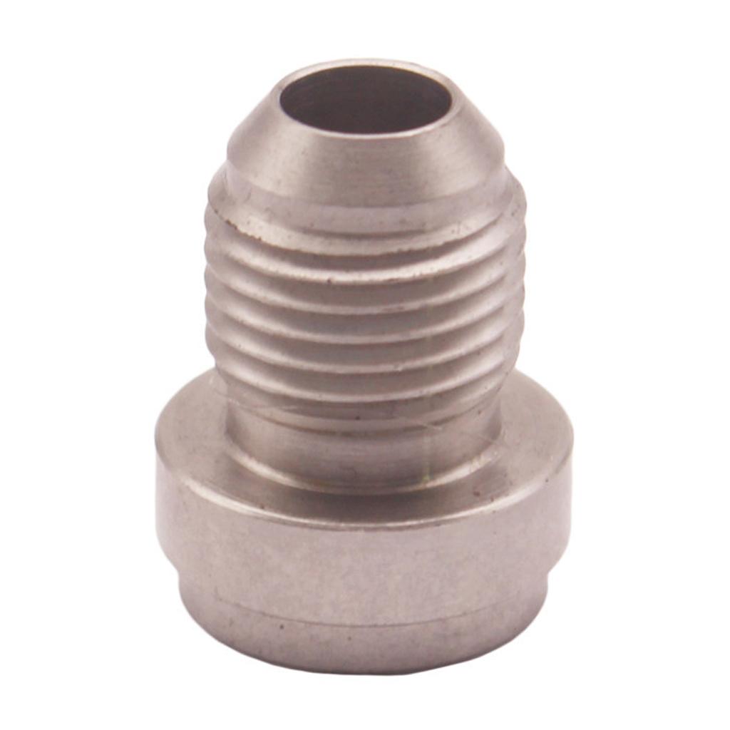2Pcs Car AN3 Male Weld On Adapter Bung Connector CNC Machined Cooler Tank