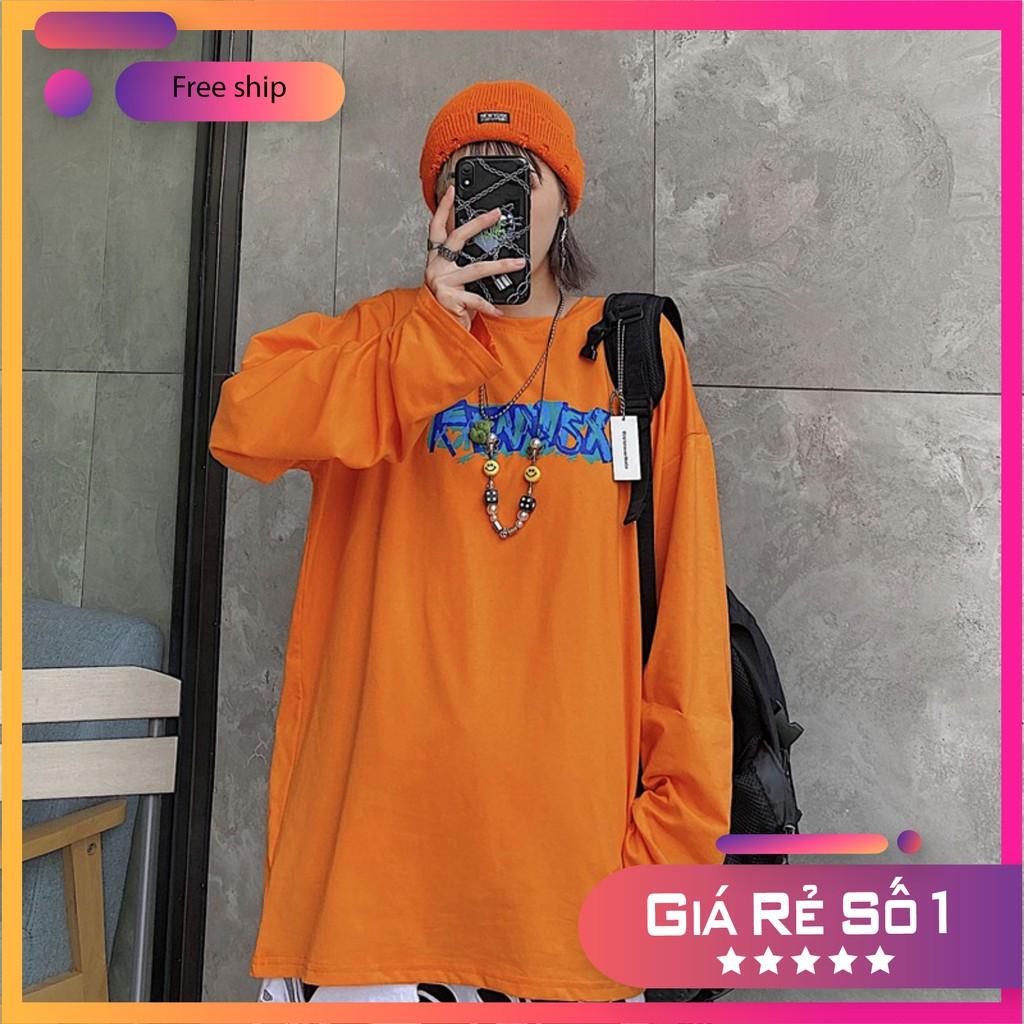Áo thun tay dài form rộng Yinxx, áo sweater Unisex SW506