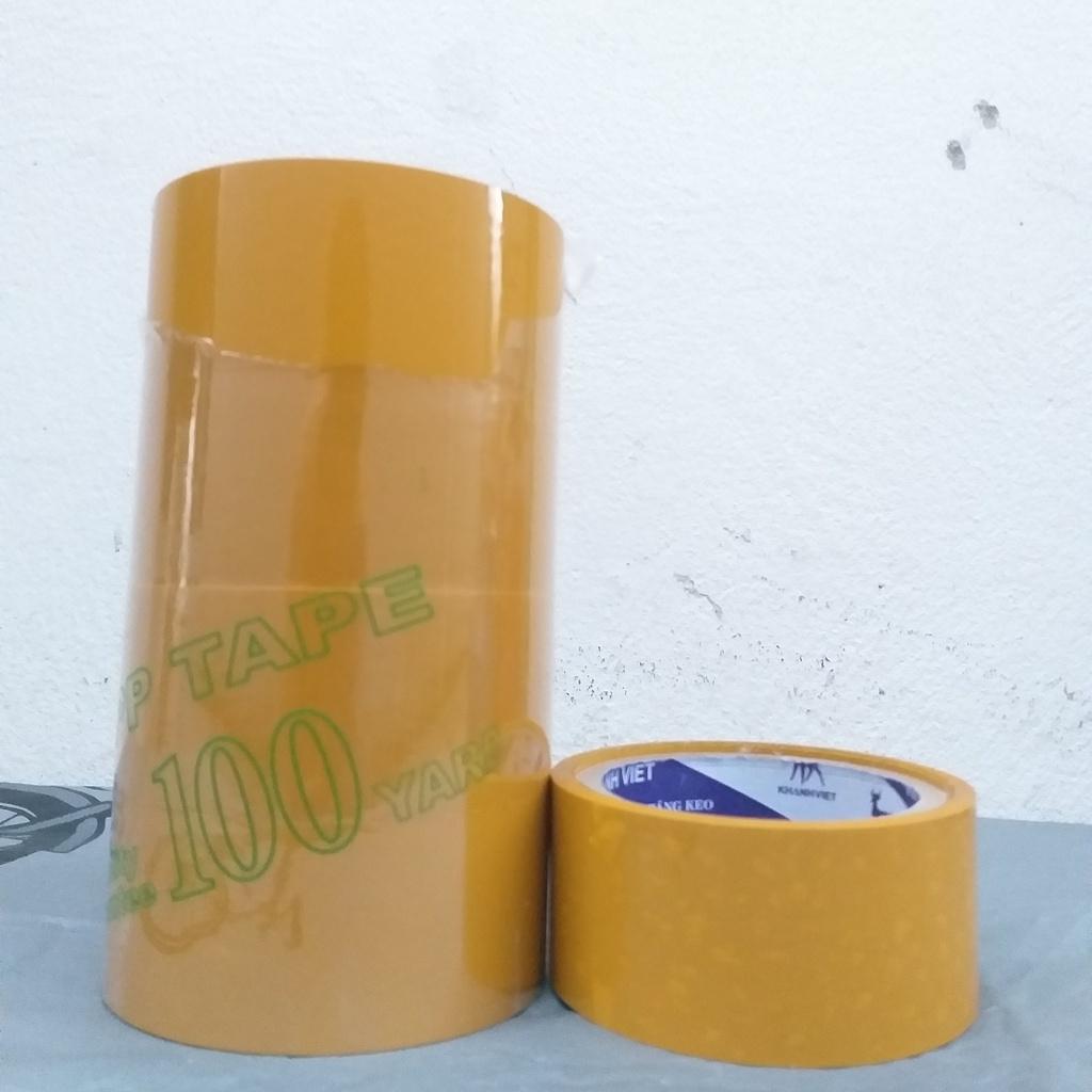 BĂNG KEO TRONG/ĐỤC 100 YARD 6 CUỘN - BK01