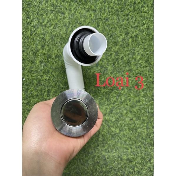 XI PHÔNG THOÁT NƯỚC CHẬU RỬA MẶT NHỰA SUN ĐẦU INOX CÓ TRỐNG MÙi (Ảnh Thật 100%)