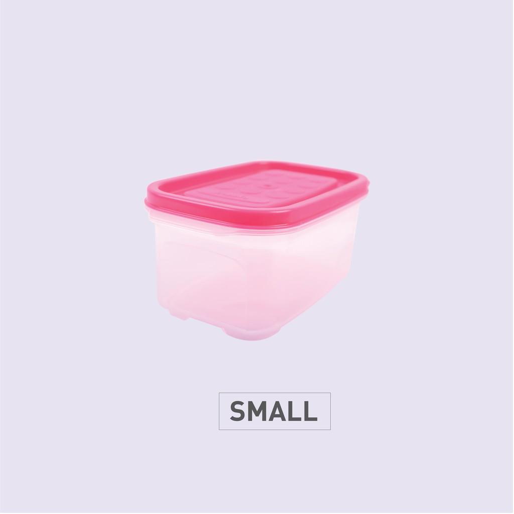 Combo 7 hộp nhựa đựng thực phẩm Hàn Quốc- Set 06 - Màu Hồng