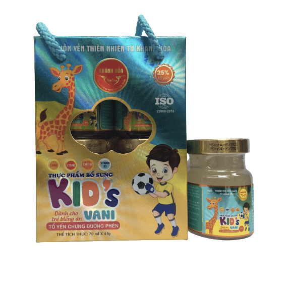 Tổ yến chưng đường phèn Kid vani Khanh Hòa