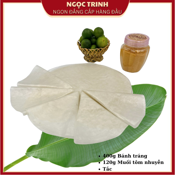 Bánh tráng phơi sương cao cấp  thương hiệu đẳng cấp hàng đầu bánh tráng Ngọc Trinh