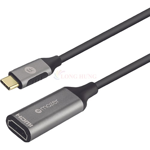 Cổng chuyển đổi Mazer USB-C to HDMI M-USBCAL350-GY - Hàng chính hãng