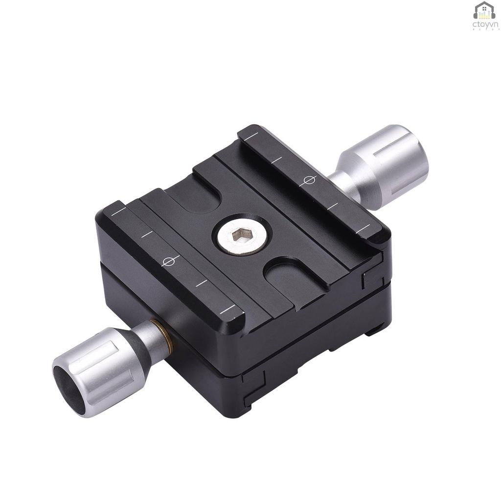 Tấm kẹp QR 50mm bằng nhôm với lỗ vít 1/4 Inch cho chân máy ảnh